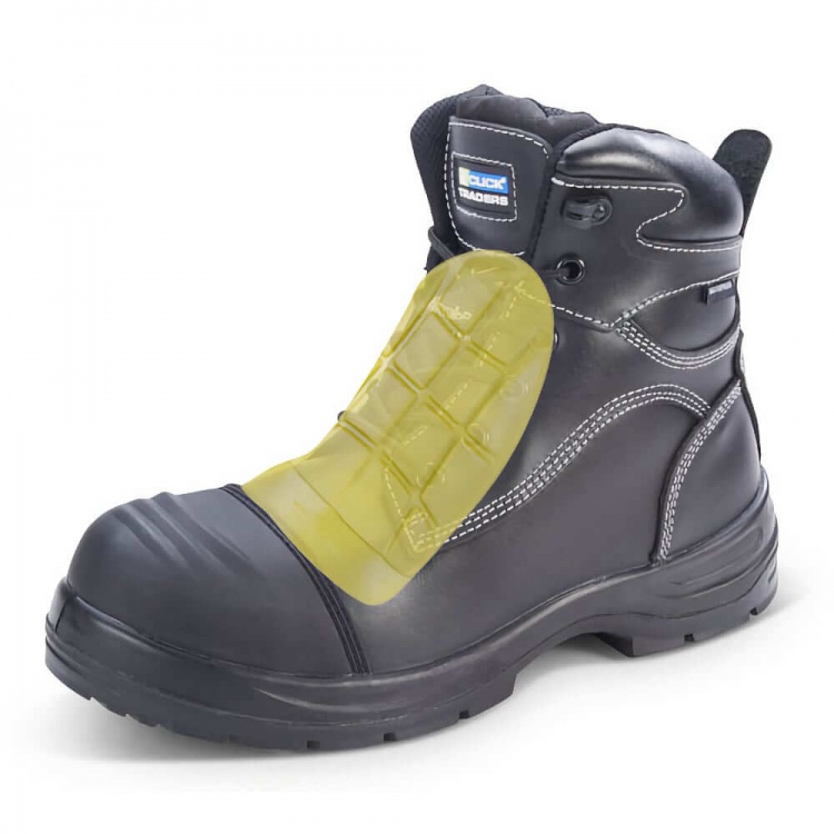 Beeswift CF66BL Click Traders Trencher Boot Black S3 WR M SRC HRO